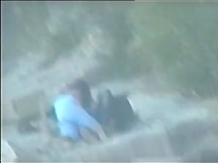 teen couple caught on the beach