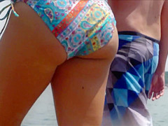 Candid Beach Bikini Ass Butt West Michigan Booty 10 with 5