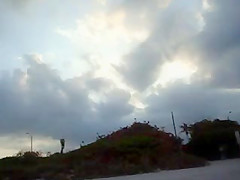 stroke and cum at beach