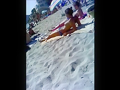topless french TEENS on mallorca beach