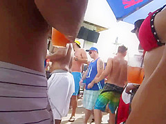 Lovely teen with bikini thong !