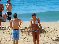 Hot Blonde Bikini Teen!