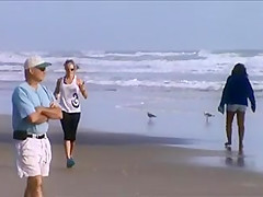 candid young milf jogging slow motion 46, nice tits