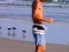 candid young milf jogging slow motion 46, nice tits