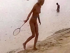 Beach video - nude girl