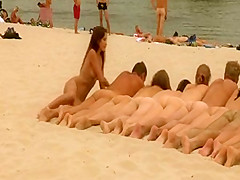 Beach Kiev Love will save the world