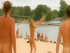 Beach Kiev Love will save the world