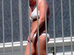 3 of 3 Candid Bikini Butt Ass Tits Tanning Pool Side BFF's
