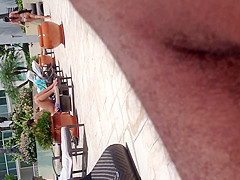 more ass at the pool