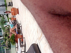 more ass at the pool