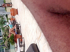 more ass at the pool