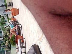 more ass at the pool