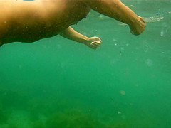 naked woman underwater 1