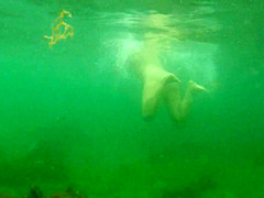naked woman underwater 1