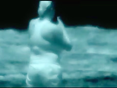 monster boobs on the beach