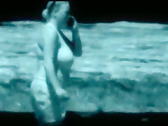 monster boobs on the beach