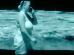 monster boobs on the beach