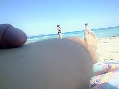 flashing beach at two matures