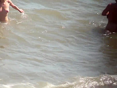 Voyeur. Nice Tits on public beach