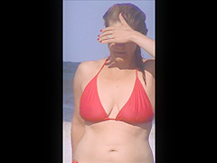 candid beach milf spy jiggly tits 20 see thru top