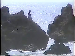 Beach candid topless from 1990