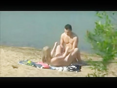 Hidden cam outdoor sex on the beach