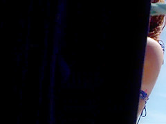 Candid Beach Bikini Ass Butt West Michigan Booty Wet