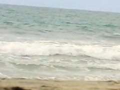 Nude mermaid on west coast nude beach