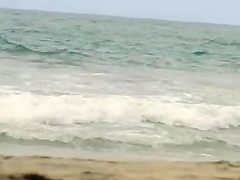 Nude mermaid on west coast nude beach