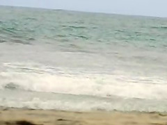 Nude mermaid on west coast nude beach