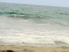 Nude mermaid on west coast nude beach