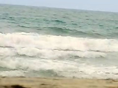 Nude mermaid on west coast nude beach