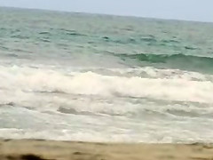 Nude mermaid on west coast nude beach