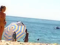Nudist Beach Perv 5 MILF Stripping