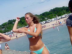 Candid Beach Bikini Ass Butt West Michigan Hot Booty