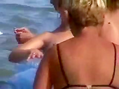 Beach tits voyeur