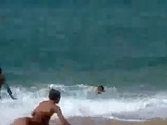 Two girls on the beach