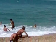 Two girls on the beach