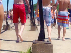 Candid Beach Bikini Butt Ass West Michigan Booty Killer