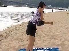 Teen girls on nude beach