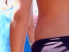 Candid Beach Bikini Butt Ass West Michigan Booty Epic Hairy