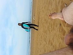 Me, on beach