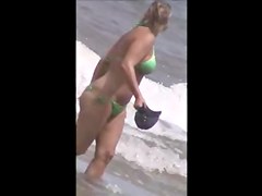 hot milf beach spy nice big jiggly tits 38