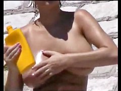 Big Shiny Beach Breasts