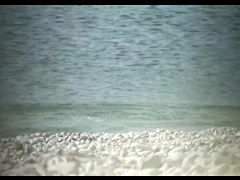 Voyeur on public beach