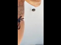 Candid Beach Teen bikini