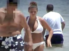 Candid Chubby Huge Busty Bikini Tits