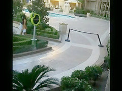 Big beautiful booty at Vegas pool