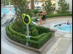 Big beautiful booty at Vegas pool