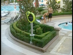 Big beautiful booty at Vegas pool